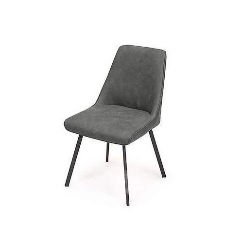 Eetkamerstoel Medemblik - eetkamerstoelen - Antraciet, Huis en Inrichting, Stoelen, Nieuw, Stof