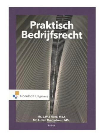 Praktisch Bedrijfsrecht, 9789001899745, Verzenden, Zo goed als nieuw, HBO