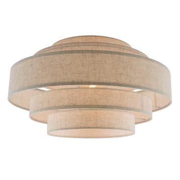 Japandi plafondlamp beige, Timmy, Ophalen of Verzenden, Nieuw