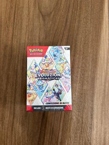 Pokémon - 1 Booster box - Prismatic Evolution Booster Bundle, Hobby en Vrije tijd, Verzamelkaartspellen | Pokémon, Nieuw