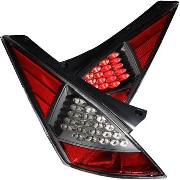 ANZO 2003-2005 Nissan 350Z LED Taillights Black, Ophalen of Verzenden, Nieuw