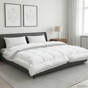 vidaXL Dekbed 200x220 cm 4 seizoenen 200+300 GSM Australisch, Huis en Inrichting, Verzenden, Nieuw, Wit
