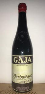 1969 Gaja - Barbaresco - 1 Fles (0.72L), Verzamelen, Wijnen, Nieuw