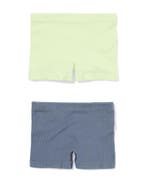 HEMA Kinderboxers naadloos rib - 2 stuks lime, Verzenden, Nieuw