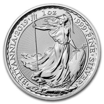 Britannia 1 oz 2019, Verzenden, Overige landen, Losse munt, Zilver