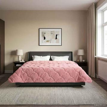 vidaXL Winter Dekbed 200 x 240 cm Winter Roze Ademend, Verzenden, Nieuw, Roze