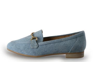 Marco Tozzi Loafers in maat 38 Blauw, Overige typen, Marco Tozzi, Zo goed als nieuw, Verzenden