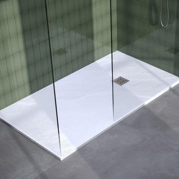 Brauer Asteroid Douchebak - 90 x 180 cm - Mineraalmarmer -, Ophalen of Verzenden, Nieuw