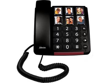 Alecto CW30 - Senioren Telefoon - Grote fototoetsen - Extra, Verzenden, Zo goed als nieuw