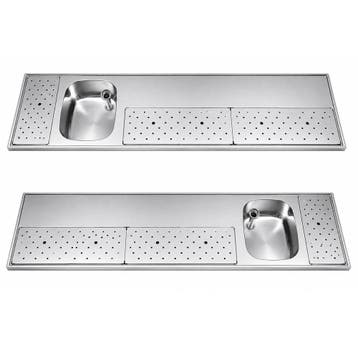 RVS / Inox spoeltapblad ST-BB230-1, Ophalen of Verzenden