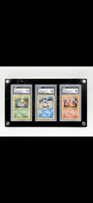 Pokémon - 3 Graded card - Ivysaur, Wartortle, Charmeleon, Nieuw
