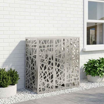 vidaXL Airconditioner hoes zilver 110 x 50 x 105 cm, Verzenden, Nieuw