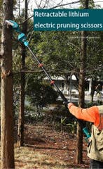 ACTIE SET Telescopische stok Snoeizaag en Snoeischaar -18V, Verzenden, Nieuw