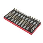 Bitset 1/2 inch met fijntand – veeltand – lange inbus bit –, Ophalen of Verzenden, Nieuw
