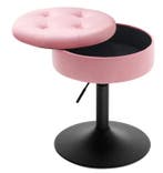 Velvet Verstelbare Barkruk met Opbergruimte –Modern en Stevi, Huis en Inrichting, Barkrukken, Verzenden, Nieuw