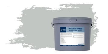 Wixx Isolerende Muurverf Matt RAL 7035 | Lichtgrijs 2.5L, Verzenden, Nieuw, Verf, Grijs
