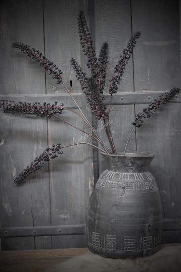 Namaak zwarte bessen tak Phytolacca 90 cm, Ophalen of Verzenden, Nieuw