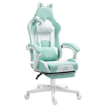 TRUUSK Gaming-stoel met Kattenoren - Kantelbare Rugleuning -, Verzenden, Nieuw