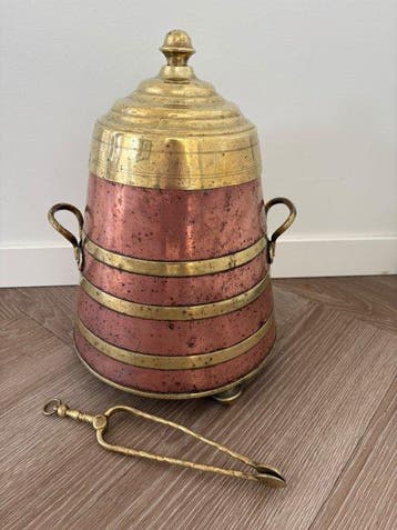 Pot - Koper - Antieke koperen doofpot