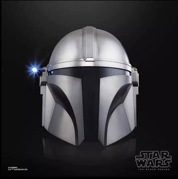 Star Wars - Hasbro - - Film rekwisiet Helm The Mandalorian, Nieuw