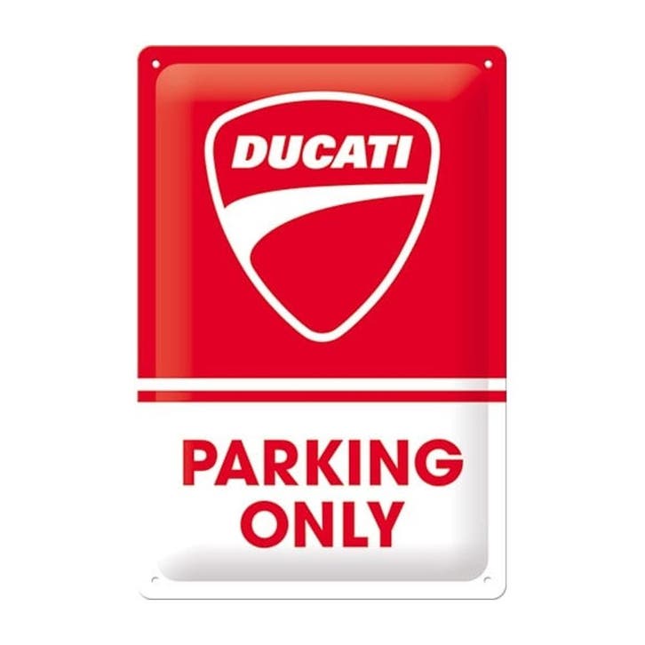 Ducati - Parking Only reclamebord, Verzamelen, Merken en Reclamevoorwerpen, Nieuw, Ophalen of Verzenden