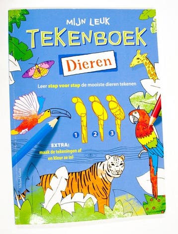 Tekenboek dieren, Boeken, Verzenden, Gelezen