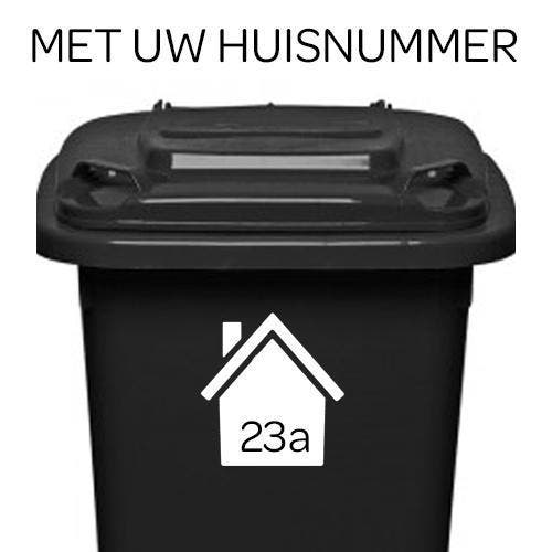 Klikosticker | huisnummersticker | 3 stuks € 6,50, Huis en Inrichting, Woonaccessoires | Prullenbakken, Minder dan 50 cm, Nieuw