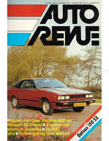 1979 AUTO REVUE MAGAZINE 25 NEDERLANDS, Nieuw, Author