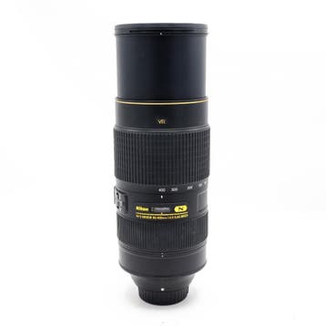 Nikon 80-400mm F4.5-5.6G AF-S ED VR Objectief (Occasion), Ophalen of Verzenden, Zo goed als nieuw, Telelens, Zoom