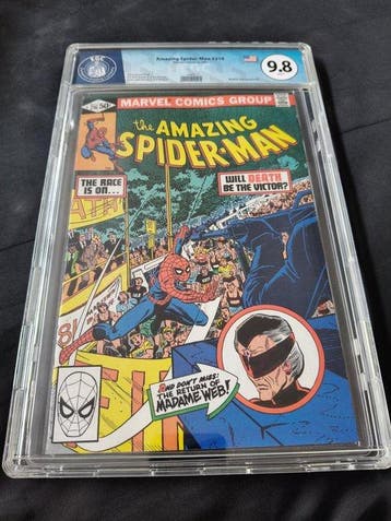 The Amazing Spider-Man #216 - EGC 9.8 - Madame Web, Nieuw