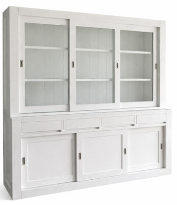 Buffetkast design wit Enschede 200cm, Ophalen of Verzenden, Nieuw