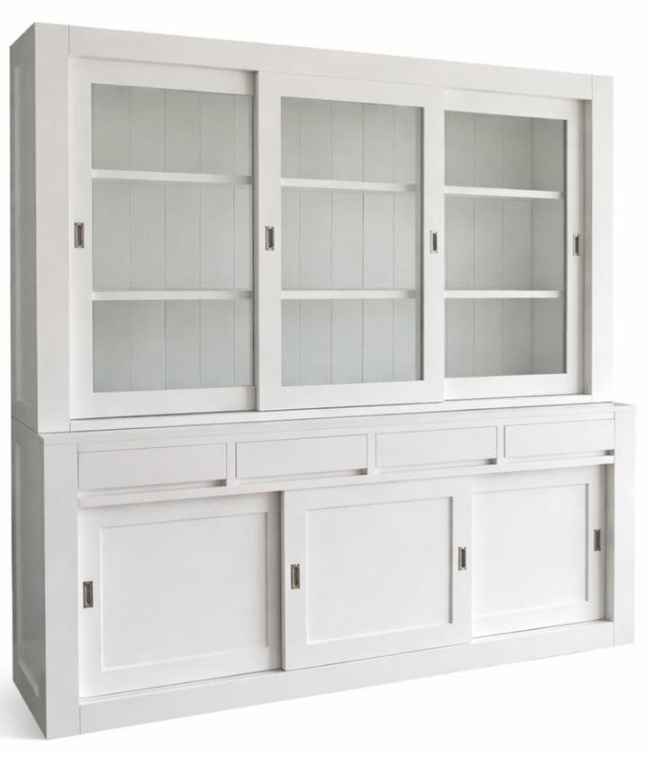 Buffetkast design wit Enschede 200cm, Huis en Inrichting, Kasten | Buffetkasten, Ophalen of Verzenden