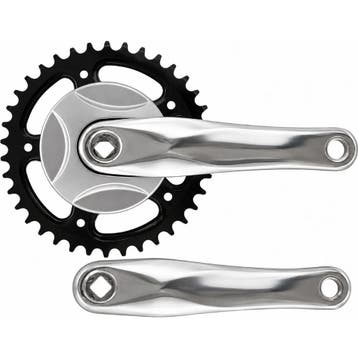 Falkx Crankstel 38T - Aluminium - Zilver - 170 mm - Spiel..., Ophalen of Verzenden, Nieuw, Crankstel of Pedalen