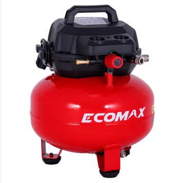 2dekans | Ecomax Pancake Luchtcompressor 23L - Compact en, Doe-het-zelf en Verbouw, Compressors, Ophalen of Verzenden, Zo goed als nieuw