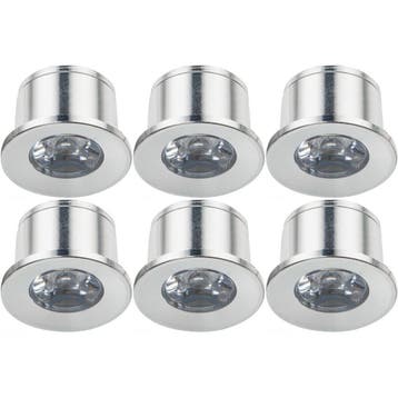 Voordeelpak LED Veranda Spot Verlichting 6 Pack - Velvalux -, Ophalen of Verzenden, Nieuw, Overige fittingen, Plafondspot of Wandspot