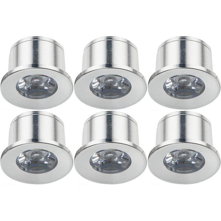 Voordeelpak LED Veranda Spot Verlichting 6 Pack - Velvalux -, Huis en Inrichting, Lampen | Spots, Plafondspot of Wandspot, Nieuw