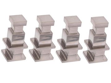 Veiling - 4x Beaux haak voor radiator vierkant 2x2x6cm Rodez, Nieuw