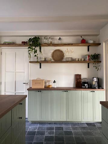 Robuuste wandplanken van oud eiken,nu met 10% korting, Ophalen, Nieuw