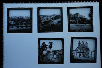 Lumière Gran colección de 47 placas de vidrio para linterna, Nieuw
