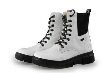 Rieker Veterboots in maat 36 Wit, Verzenden, Wit, Overige typen, Zo goed als nieuw
