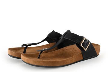 Graceland Slippers in maat 40 Zwart, Slippers, Verzenden, Zwart, Zo goed als nieuw