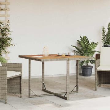 vidaXL Tuinstafel, Verzenden, Nieuw, Hout