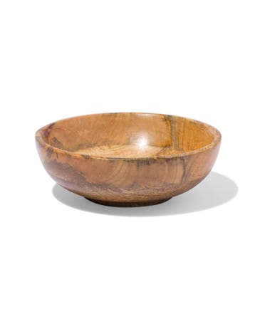 HEMA Kom Ø14.5cm hout van €6.99 voor €4 sale, Verzenden, Nieuw