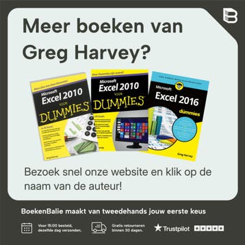 Excel 2019 All–in–One For Dummies 9781119517948 Greg Harvey, Verzenden, Zo goed als nieuw, Greg Harvey