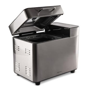 Broodbakmachine - Warmhoudfunctie &amp; Timer - 600W - RVS, Verzenden, Zo goed als nieuw
