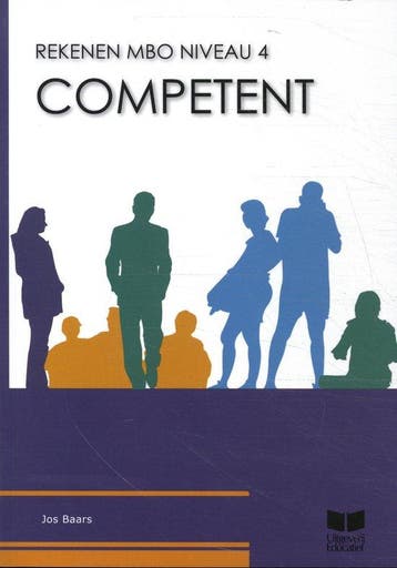 9789041511355 Competent Rekenen MBO niveau 4 | Tweedehands, Verzenden, Zo goed als nieuw, Jos Baars