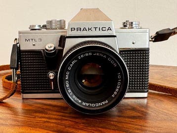 Praktica MTL3 + Carl Zeiss Jena DDR Pancolar Auto MC, Nieuw