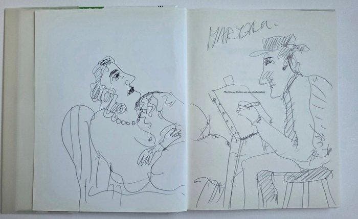 Anton Martineau (1926-2017) - De kunstenaar en zijn Muze, Antiek en Kunst, Kunst | Designobjecten