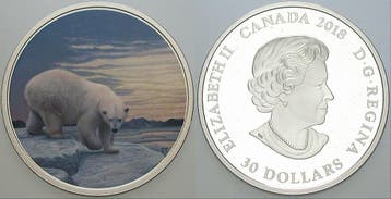 30 Dollar 2018 Kanada (MuntenenBankbiljetten-Wereldmunten), Verzenden