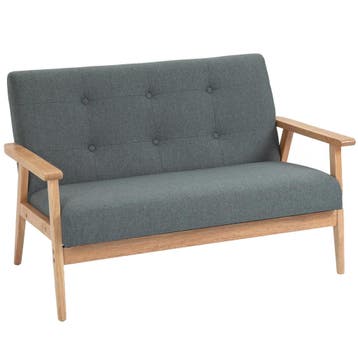 TRUUSK Loveseat 2-zits Bank - Compact Ontwerp - Bekleed met, Huis en Inrichting, Verzenden, Nieuw